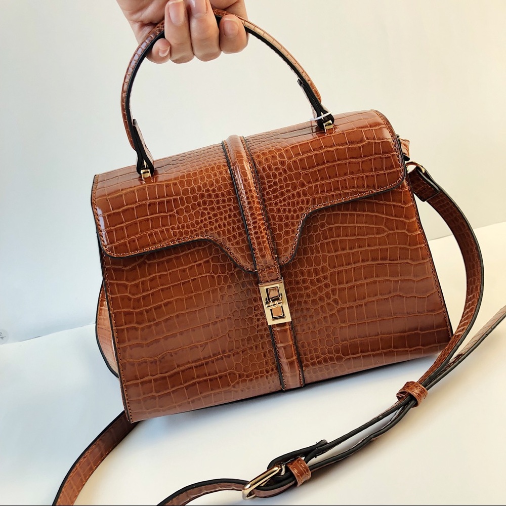 SATCHEL CROC BAG 🍂 - Picture 2 of 8